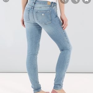GUESS power curvy mid rise jeans